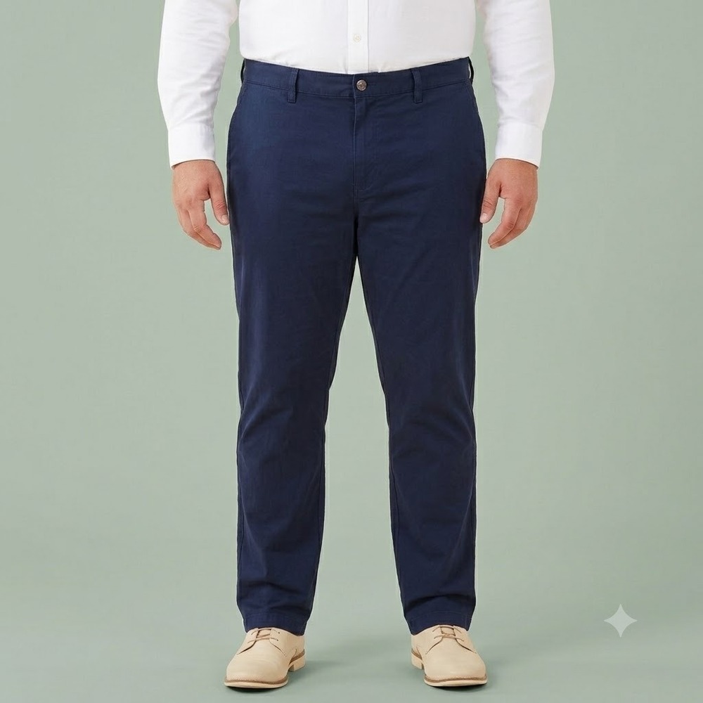 Fabletics‎ Chino Pants Mens 40x34 Navy Stretch Athletic Casual